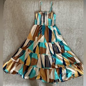 NWT Boutique Summer Midi 🤎💙